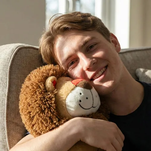 Miniatura 8 de WEIGEDU Peluche de león de amor, juguete de peluche de león rey con cola en forma de corazón de melena para niños, niñas, bebés, parejas, amantes