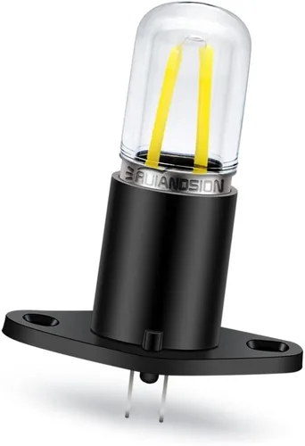 Miniatura 14 de Ruiandsion Z187 T170 Bombilla LED para Microondas Luz Blanca Cálida 110V 125V 130V 110-130V 2W Equivalente a 20W Bombilla de Filamento LED Reemplazo