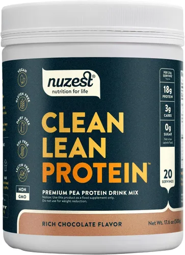 Miniatura 8 de Nuzest - Polvo de proteína de guisante - Proteína limpia y magra, proteína vegana premium a base de plantas, sin lácteos, sin gluten, sin OMG