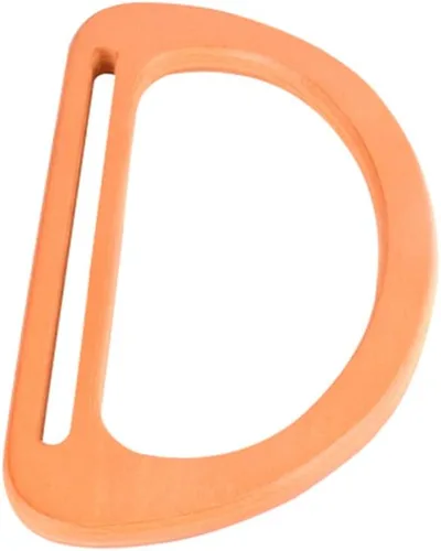 Miniatura 5 de EXCEART 3sets forma bolsa asas marco madera bolso reemplazo asas bolsa fabricación 4 unids* 3