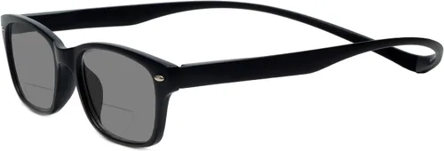 Magz Greenwich - Gafas de sol bifocales para mujeres y hombres, lentes de sol para lectores de sol, lentes de sol magnéticos, marco de conexión Mate