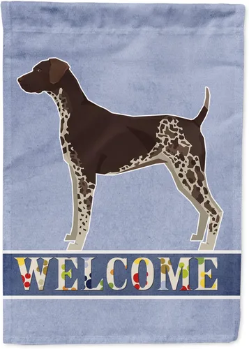 Miniatura 94 de Caroline's Treasures CK3704GF Bandera de jardín de bienvenida de Akita Shepherd Black and Tan - Bandera decorativa para patio exterior, patio