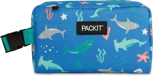 Miniatura 30 de PackIt Caja de Aperitivos Congelable, Tie Dye Sorbet, Construida con Tecnología ECOFREEZE, Plegable, Reutilizable, Cierre con Cremallera con Asa