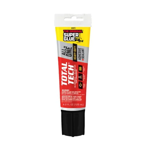 Miniatura 10 de Total Tech, Transparente, Tubos de 4.2 onzas, Adhesivo y Sellador Masilla de Uso Pesado, Flexible, Para Todo Clima, Impermeable, Resistente a UV
