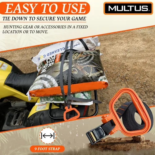 Miniatura 4 de MULTUS: Sportsman Deer Drag and Hunting Gear - Correa de amarre para tirar, accesorio de caza y equipo de caza para hombres