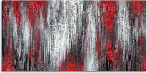 Miniatura 17 de MyArton Arte de pared de lienzo texturizado, cuadrados abstractos, pintado a mano, pintura al óleo moderna de color azul oscuro, imagen