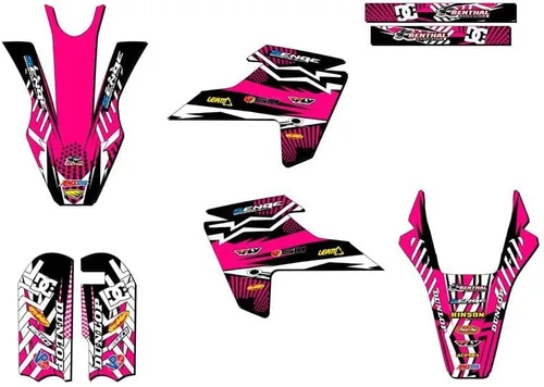 Miniatura 5 de Kit de base gráfica Mini TC 50 Mayhem Black Senge 2018-2023 compatible con Husqvarna