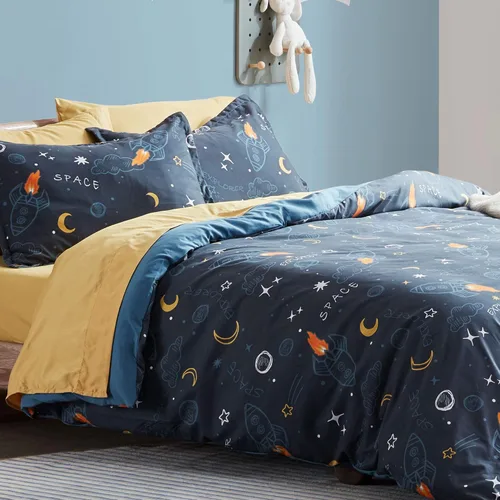 Miniatura 11 de SLEEP ZONE - Juego de funda de edredón para niños, 2 piezas, microfibra cepillada ultra suave con 1 funda de almohada de fácil cuidado, cierre