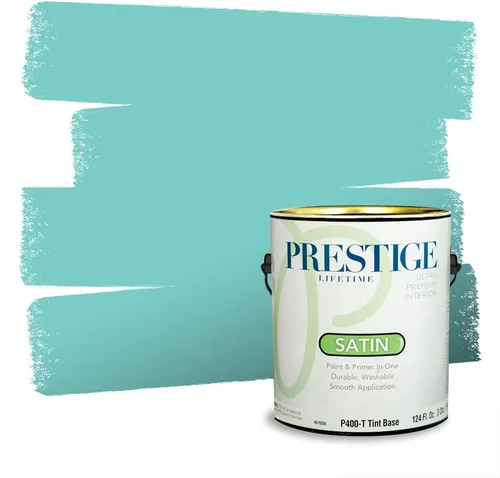 Miniatura 797 de Pintura Exterior + imprimación PRESTIGE, todo-en-uno, 1 galón, acabado mate, color comparable al Valspar* Royal Gray* VS151-Gris real
