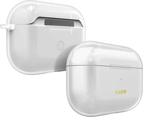 Miniatura 3 de LAUT Crystal X para AirPods Pro Transparente Antiarañazos Mosquetón incluido • Cristal