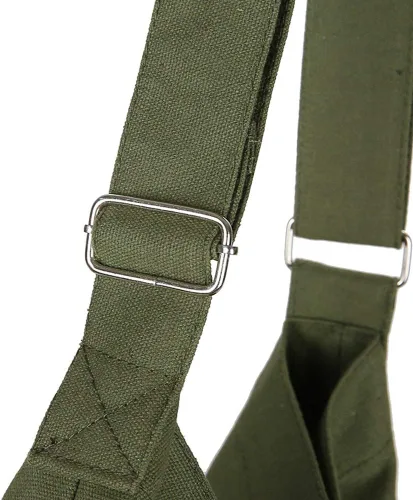 Miniatura 3 de Covelin - Bolso de hombro de lona para mujer, clásico, informal, estilo bohemio, bolso de mano o cruzado, tamaño grande