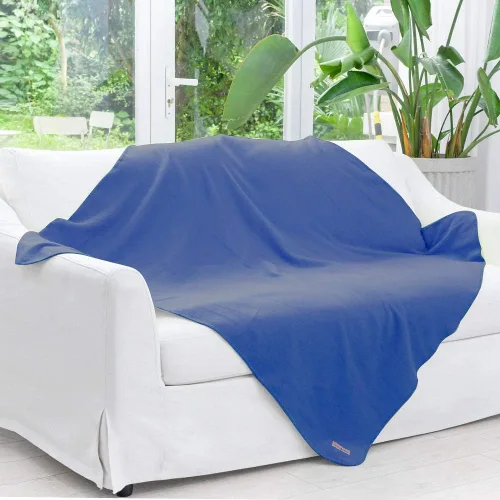 Miniatura 2 de Paquete de 6 mantas de forro polar acogedoras de 50 x 60 pulgadas, cálidas, suaves, ligeras, transpirables, aptas para mascotas, para decoración