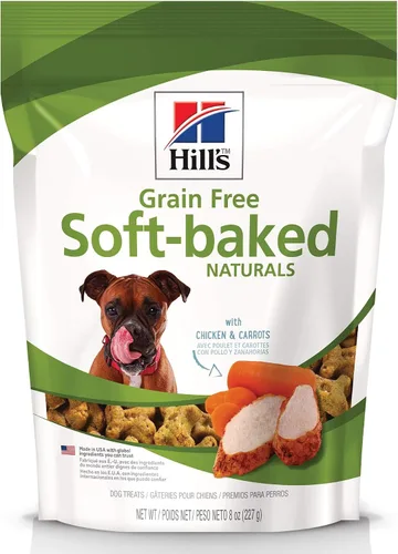 Miniatura 10 de Hill's - Golosinas horneadas naturales sin granos, para todas las etapas de la vida, gran sabor, para perros, pato y calabaza, bolsa de 8 onzas