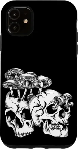 Miniatura 8 de Skull Goth Gothic Occult Emo Satanic Mushroom Skeleton Case for iPhone 17