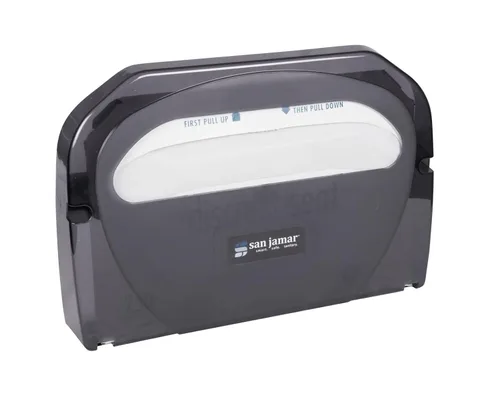 San Jamar TS510TBK - Dispenzador de cubierta de asiento de inodoro, color perla negra