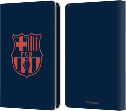 Miniatura 32 de Head Case Designs Funda de piel con licencia oficial del FC Barcelona Barca Crest Graphics compatible con Kindle Paperwhite 5 (2021)