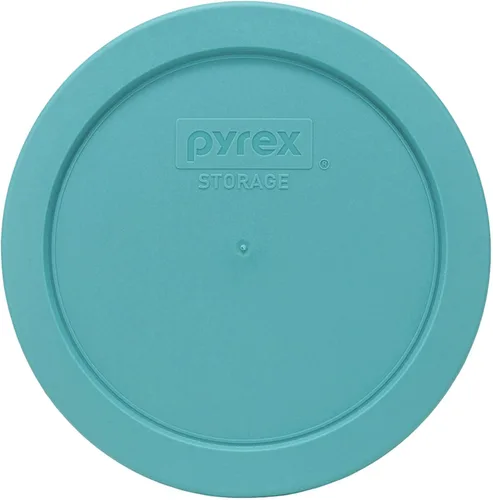 Pyrex 7201-PC - Tapa de repuesto para almacenamiento de alimentos turquesa de 4 tazas, fabricada en Estados Unidos