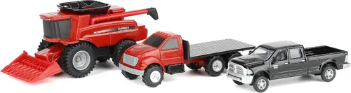 Miniatura 5 de ERTL 1/64 Case IH Tractor y Vehículo Set de 20 Piezas de Valor ZFN44091