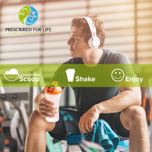Miniatura 6 de Prescribed For Life L Glutamina en polvo, suplemento de aminoácidos de glutamina pura L para la salud intestinal y la recuperación muscular, sin