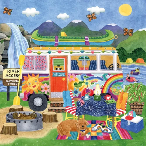 Miniatura 2 de Ceaco - Happy Camper - Cascada Camper - Rompecabezas de 300 piezas