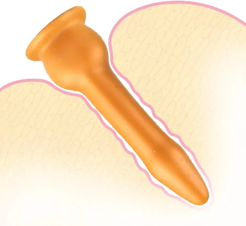 Miniatura 6 de Tapón anal de silicona líquida súper largo con ventosa fuerte, tapones anales impermeables, kit de entrenamiento anal para estimulación de masaje