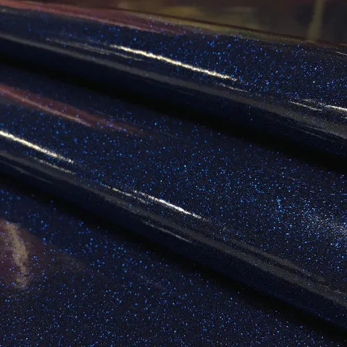 Miniatura 18 de Tela de vinilo brillante, hojas de piel sintética con purpurina suave, material brillante, ideal para hacer bolsas de tapicería, lazos para el pelo
