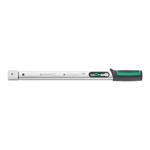 Miniatura 4 de Stahlwille Llave dinamométrica 730, tamaño a/5, 6-50Nm, inserto de 0.354x0.472 in, 12.402 in de largo, con soporte para herramientas de inserción