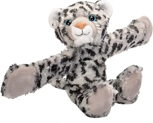 Miniatura 4 de Wild Republic Huggers - Juguete de peluche con diseño de gato atigrado, pulsera de palmada, animales de peluche, juguetes para niños, 8 pulgadas