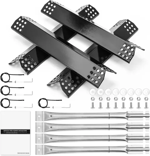 Miniatura 10 de Uniflasy Placas térmicas para parrillas Monument 24367 35633 17842 77352 41847NG 77352MB más grandes de 4 quemadores de gas propano, piezas