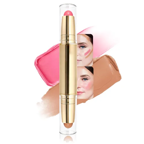 Miniatura 8 de evpct 2En1 Crema Barra de Contorno y Corrector para Maquillaje Facial Kit de Crema para Principiantes Crema de Contorno y Barra de Iluminación Barra