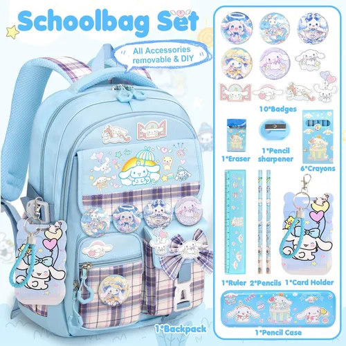 Miniatura 2 de Mochila KIEAL para Niñas, Azul