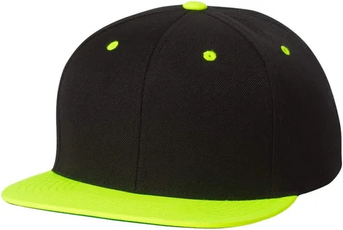Miniatura 9 de Yupoong Visera plana estructurada de 6 paneles Classic Snapback (6089)