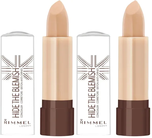 Miniatura 8 de Rimmel London Hide the Blemish - 103 Soft Honey - Corrector en barra, ultra cremoso, fácil de mezclar, 5 horas de uso, 0.16 onzas Miel suave