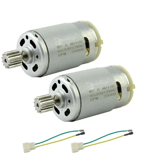 Miniatura 9 de CHANCS RS390 Motor eléctrico DC 6V 14000RPM 12 engranajes motor para coche de juguete accesorio de tres ruedas motocicleta cochecito con reemplazo