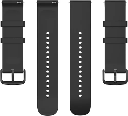 Miniatura 5 de Suoman Para Samsung Galaxy Watch 4 Classic 1.654 in/1.811 in, Galaxy Watch 4 5 6 7 1.575 in/1.732 in, Galaxy Watch 5 Pro 1.772 in, correa de Negro