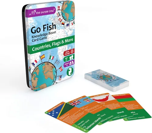 Miniatura 2 de The Purple Cow Go Fish! - Banderas de países y más