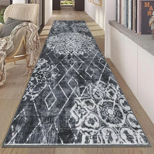 Miniatura 17 de HEBE Alfombra Pasillo 2'x10' Lavable Vintage Desgastada Alfombras de Área Antideslizante Alfombra de Lavandería Boho Alfombras de Piso para Pasillos