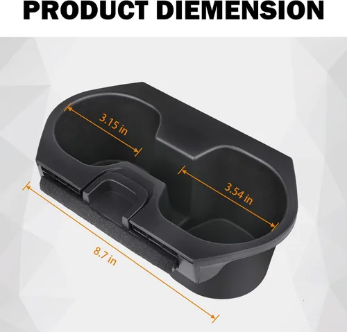 Miniatura 6 de Soporte de taza para Honda Civic Portavasos 2016 2017 2018 2019 2020 2021 Accesorios Honda Civic Lx Ex Si Sport Hatchback Consola central Soporte