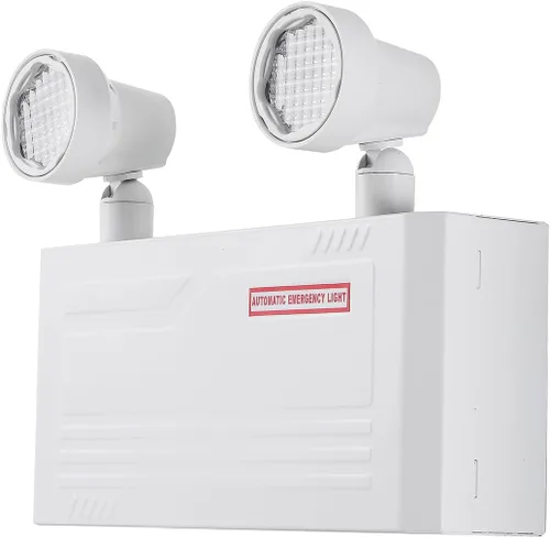 Miniatura 3 de TANLUX Luces de emergencia con carcasa de acero con capacidad remota, paquete de baterías, luces de emergencia de unidad de batería comercial
