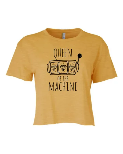 Miniatura 28 de I Wonder If Bourbon Thinks About Me Too, Cute Women's Screen Printed Crop Tee, Shirts With Sayings, Heather Gray or Gold (L, Gold)