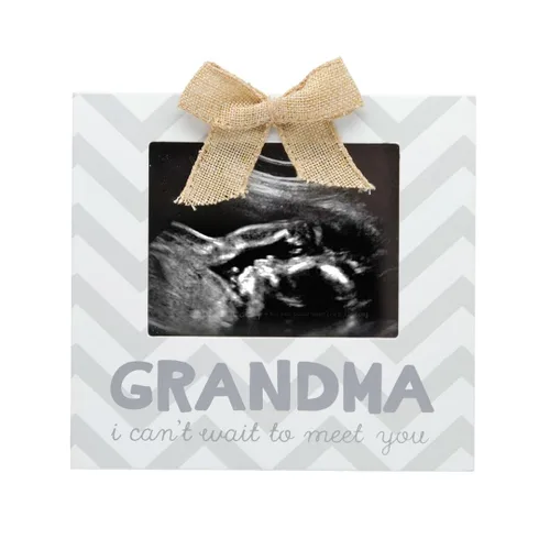 Pearhead - Marco de fotos de sonograma para anuncio de embarazo para abuelas, marco de foto de ultrasonido para nuevos abuelos, recuerdo ideal para