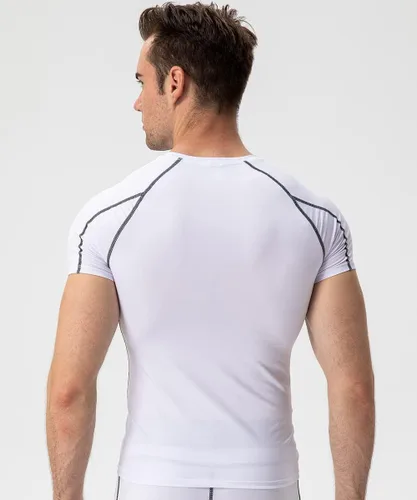 Miniatura 4 de WRAGCFM Men's Compression Shirts Short Sleeve Athletic Workout Undershirts Quick Dry Base Layer Sports T-Shirts Running Tops