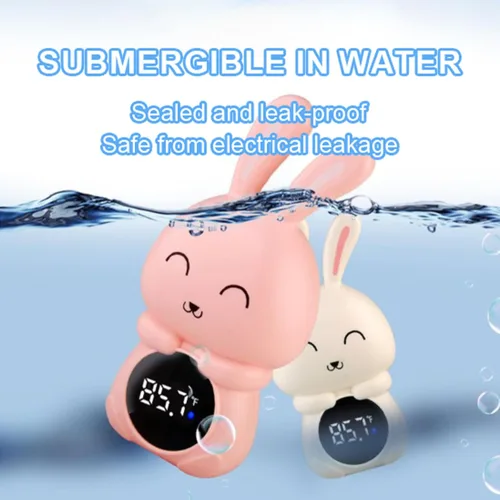 Miniatura 2 de Termómetro de temperatura de agua para bebés, termómetro digital con pantalla fácil de leer, adecuado para adultos, bebés, niños y niños pequeños