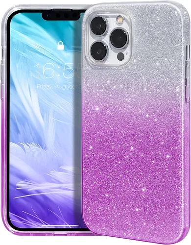 Miniatura 12 de MATEPROX - Funda compatible con iPhone Air de 6.5' [2025], carcasa protectora de 3 capas con purpurina brillante y tendencia, anti-arañazos y a