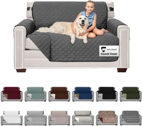 Miniatura 66 de Sofa Shield - Funda para sillón reclinable con correa patentada, protector de cojín, funda reversible diseñada en EE. UU. resistente a manchas