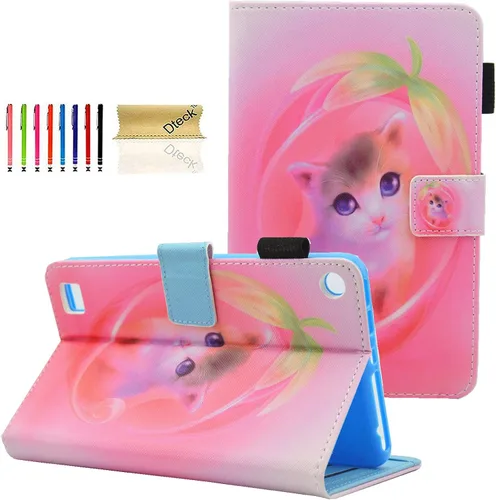 Miniatura 19 de Dteck - Funda para tablet Kindle Fire 7, funda protectora completa con función atril ajustable y función de encendido y apagado automático