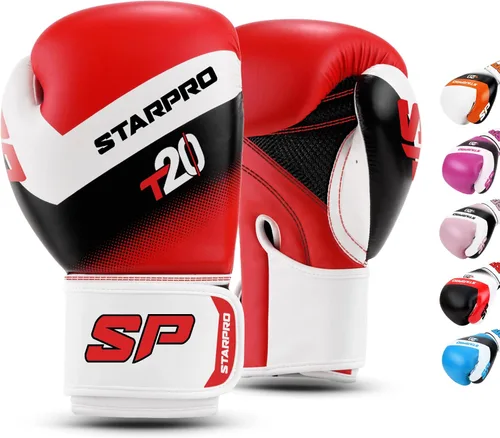 Miniatura 10 de Starpro Guantes de boxeo para niños, 4 onzas, 6 onzas, guantes de boxeo juveniles para niños y niñas, guantes juveniles para boxeo, artes marciales