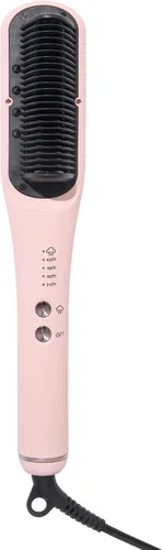 L'ANGE HAIR SteamSmooth - Peine suavizante de vapor | Cepillo de vapor con infusión de aceite de coco para resultados elegantes y brillantes | Rubor