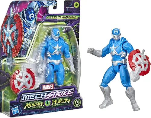Miniatura 2 de Marvel Avengers Mech Strike Monster Hunters - Figura de acción de 6 pulgadas con accesorio, juguetes para niños a partir de 4 años
