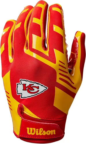 Miniatura 10 de Wilson NFL - Guantes de fútbol americano con ajuste elástico, tallas para jóvenes y adultos